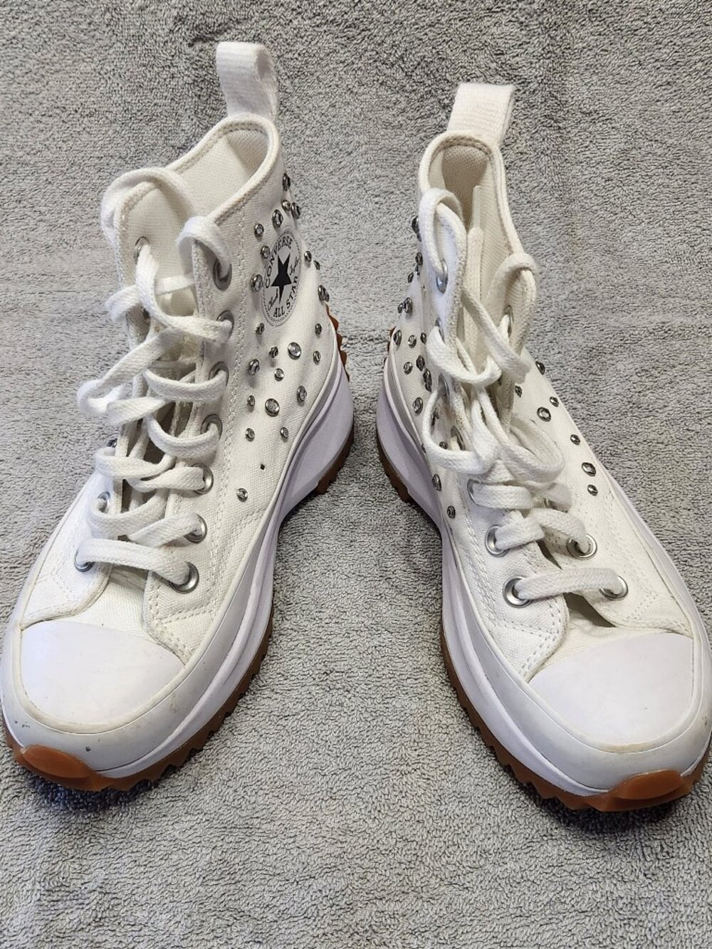 ✨ Converse Run Star Hike Rhinestone Platform High Tops | Women’s 4.5 / Men’s 3